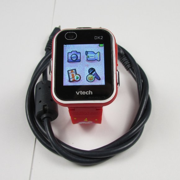 VTech KidiZoom DX2 Kids SmartWatch RARE Red Unicorn Band Working Touch Screen - Picture 4 of 16